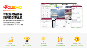 Soledad v8.4.8 多概念博客杂志AMP WordPress主题